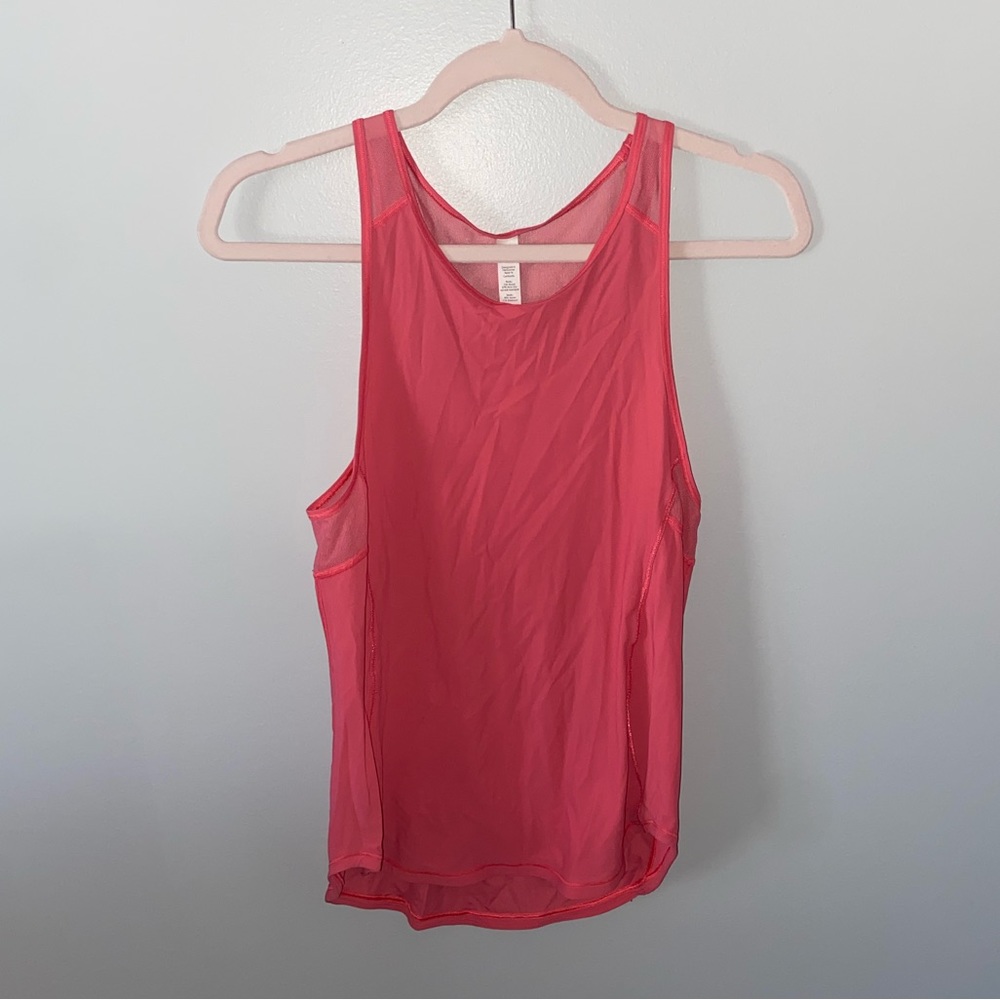 LuluLemon Pink Scuplt Tank ll